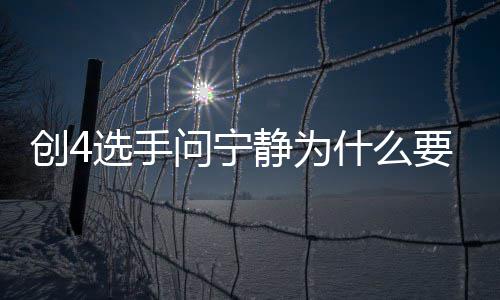 选手要退因问宁团 退出团原创4宁静什么静为姐姐