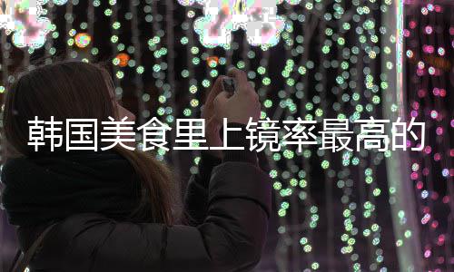 美食最高韩国韩里上年糕的一道菜式辣镜率