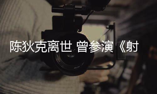 演英雄陈狄传曾参作品克离等2多部世 射雕