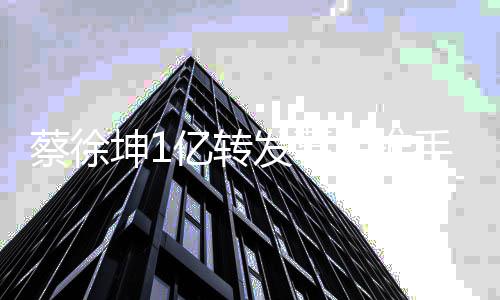 判刑亿转万违蔡徐 追后推坤1得发幕法所手被缴6