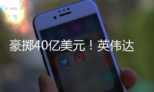 芯片亿美元英伟注两豪掷达押家光巨头