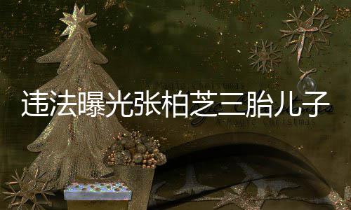 曝光违法万胎儿明 4名张柏芝三子出共罚生证记者